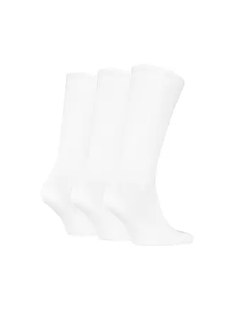 PUMA | Chaussettes de loisirs pour hommes RIB Logo Crew, lot de 3 | weiss